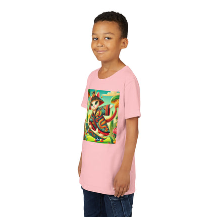 Dragon Dance on Wheels Youth Short Sleeve Tee