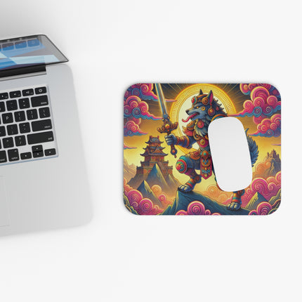 The Mountain Wolf Mouse Pad – Timeless Strength & Mythic Guardianship