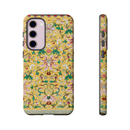 Yellow Botanical Pattern by Owen Jones Phone Cases