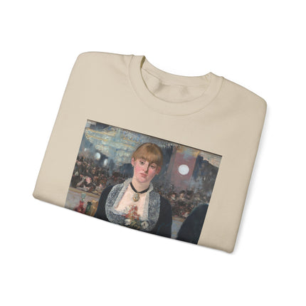 A Bar at the Folies-Bergère by Edouard Manet Heavy Blend™ Crewneck Sweatshirt
