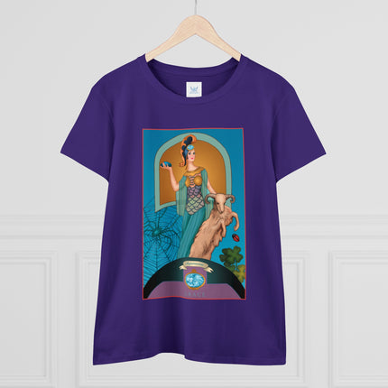March & Aquamarine (Gem Series) by Sofia Chiostri Women's Midweight Cotton Tee