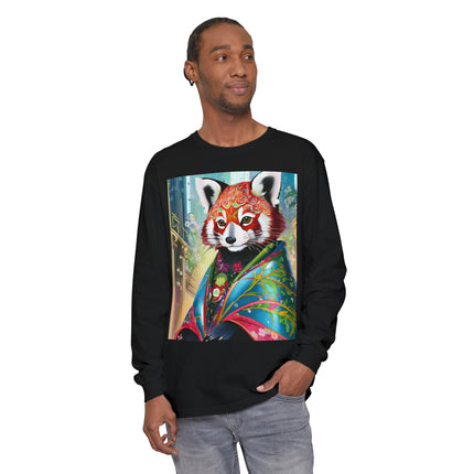 Cybernetic Red Panda Long Sleeve T-Shirt