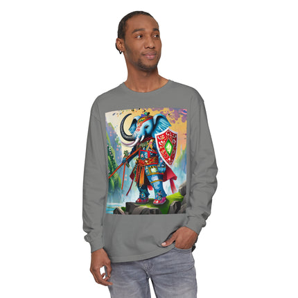 Cyberpunk Elephant Long Sleeve T-Shirt