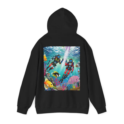 FBI Robot Dive Team – Heavy Blend™ Hooded Sweatshirt
