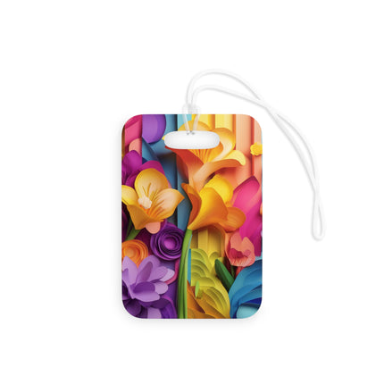 The Graceful Freesia Luggage Tags