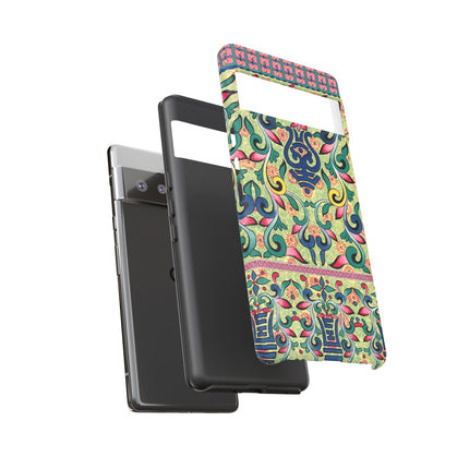 Colorful Flower Pattern by Owen Jones Phone Cases