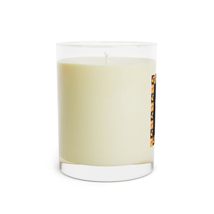 Candy Corn Skeleton Scented Candle - Full Glass, 11oz