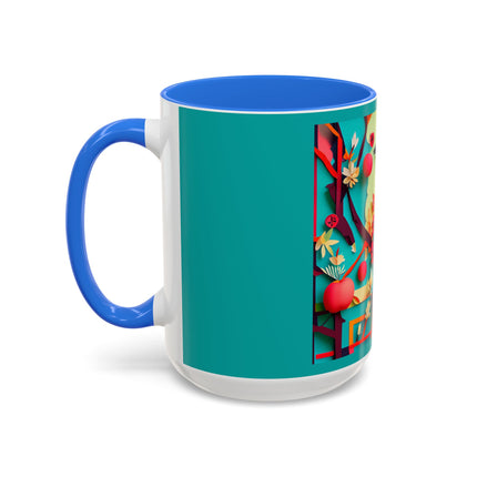 Curious Crow Colorful Mugs (11oz, 15oz)
