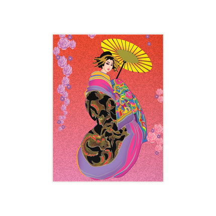 Enchanting Geisha Ceramic Tile