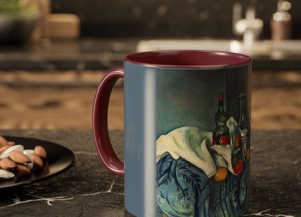 The Peppermint Bottle by Paul Cézanne Colorful Mugs (11oz, 15oz)