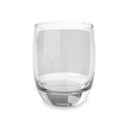 Reading In A Painted Garden Whiskey Glass