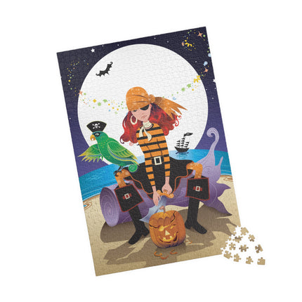 Moonlit Pirate Halloween Puzzle (110, 252, 520, 1014-piece)