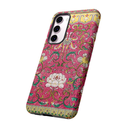Pink Floral Pattern by Owen Jones Phone Cases