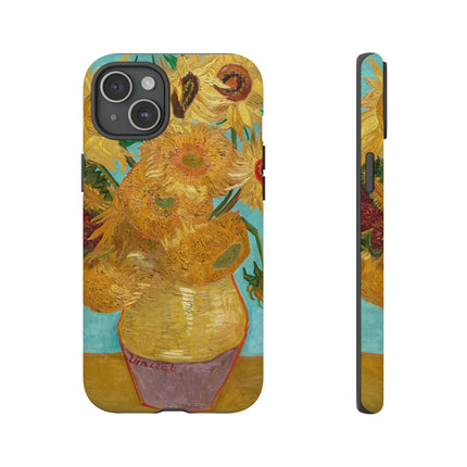 Vase with Twelve Sunflowers by Vincent Van Gogh Phone Cases