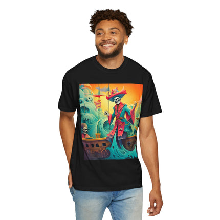 Skeleton Crew of the Misty Seas Unisex Garment-Dyed T-shirt