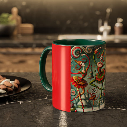 Christmas Ballet of the Absurd Colorful Mugs (11oz, 15oz)
