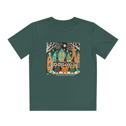 Night of the Trick-or-Treating Owlets Youth Competitor Tee