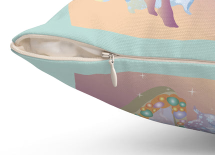 Reflections of Enchantment Spun Polyester Square Pillow