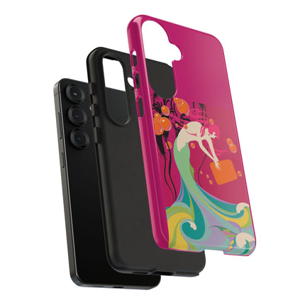 Mermaid Dive Phone Case – Vibrant Waves & Playful Elegance