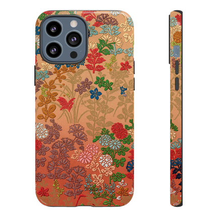Ornamental Japanese Flower Pattern Phone Cases