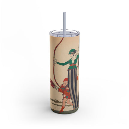 L'Arc Rouge by George Barbier Skinny Matte Tumbler, 20oz