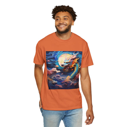 A Dragon's Ascent Unisex Garment-Dyed T-shirt