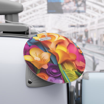 The Graceful Freesia Luggage Tags