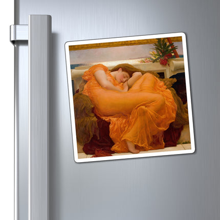 Flaming June by Frederic Leighton Magnets (3 Sizes)