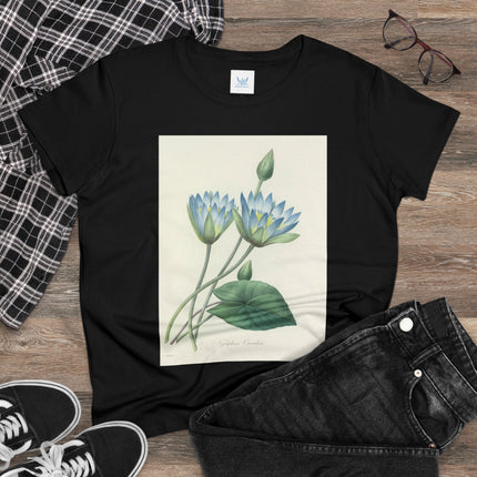 Choix des plus belles fleurs, Plate 055 by Pierre Joseph Redouté  Women's Midweight Cotton Tee