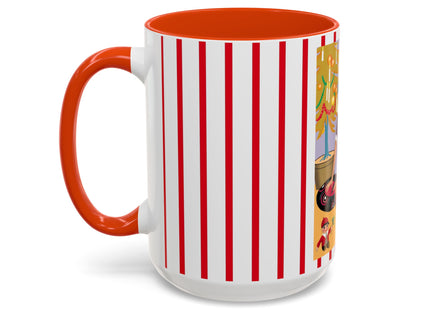 Art Deco Christmas Colorful Mugs (11oz, 15oz)