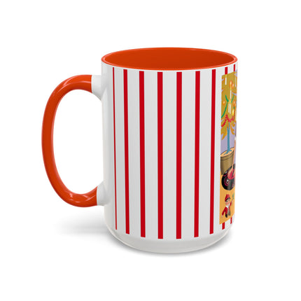 Art Deco Christmas Colorful Mugs (11oz, 15oz)