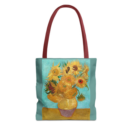 Vase with Twelve Sunflowers by Vincent Van Gogh Tote Bag (AOP)