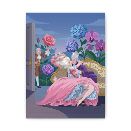 🌹💜 The Secret Embrace Placemat – Art Deco Floral Romance