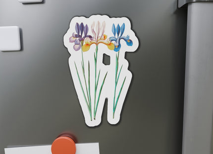 Iris, Iris sibirica by Anselmus Boëtius de Boodt Die-Cut Magnets (5 Sizes)