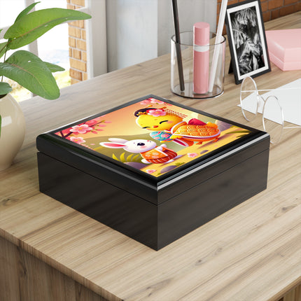 Whimsical Springtime Exchange Jewelry Box