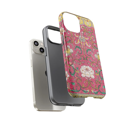 Pink Floral Pattern by Owen Jones Phone Cases