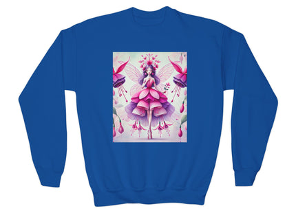 Fuchsia Fairy Youth Crewneck Sweatshirt