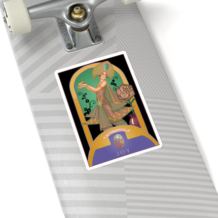 October & Opal, Tourmaline (from the Gem Series) by Sofia Chiostri Kiss-Cut Stickers (4 Sizes)