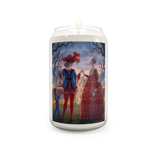 ♥️🎃 The Queen Of Hearts Halloween Masquerade Scented Soy Candle – Royal Halloween Fantasy