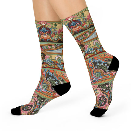 L'Ornement Polychrome by Albert Racine Cushioned Crew Socks