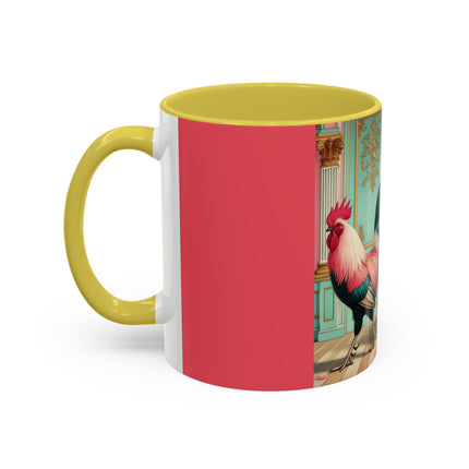 The Salon Rooster Colorful Mugs (11oz, 15oz)