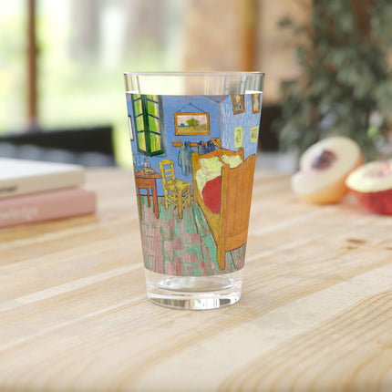 The Bedroom by Vincent van Gogh Glass, 16oz