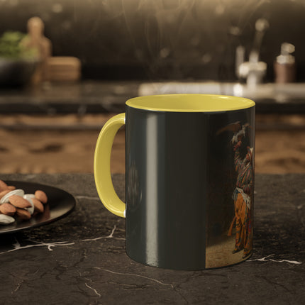 A Rich Kirghiz Huntsman with a Falcon by Vasily Vereshchagin Colorful Mugs, 11oz