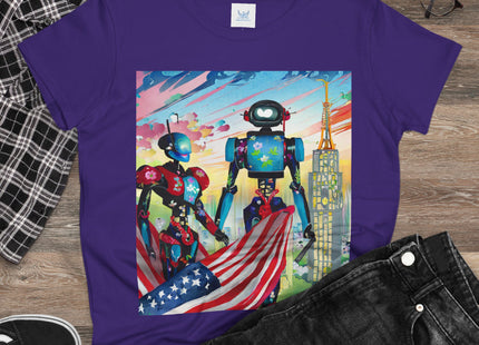 High Fashion Cyberpunk CIA Robots Cotton Tee