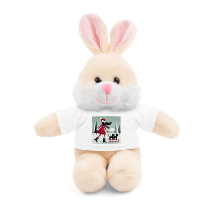 Red Sled & Curious Cats Stuffed Animals with Tee