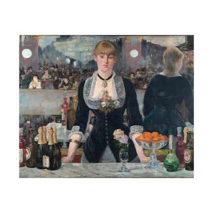 A Bar at the Folies-Bergère by Edouard Manet Matte Horizontal Posters