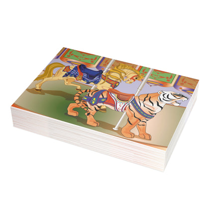 Carousel Splendor Greeting Cards (1, 10, 30, and 50pcs)