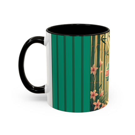 Geisha Kitten’s Easter Stroll Colorful Mugs (11oz, 15oz)