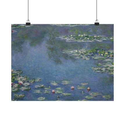 Water Lilies by Claude Monet Matte Horizontal Posters