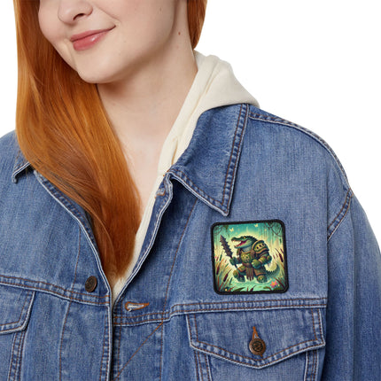 Swamp Tyrant Iron-On Patches